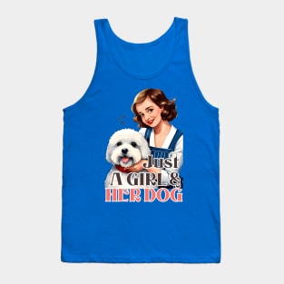 Just a Girl and Her Dog Tank Top